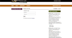 Desktop Screenshot of distributors.innovationtw.com